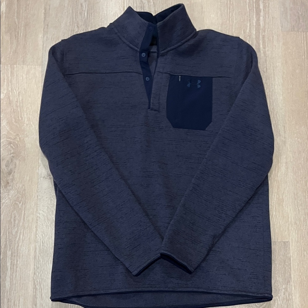 Under Armor Men’s XL Navy Pullover with Chest Pocket
